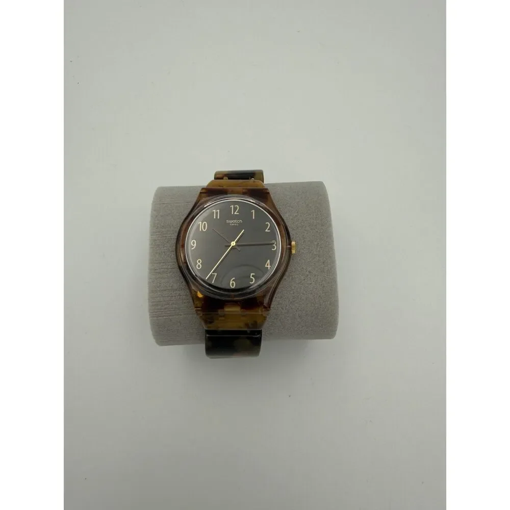 Swatch Watch Bracelet Brown Tortoise-Shell Small Elastic Stretch Band Small Band